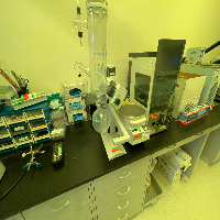 Buchi R-100 Rotary Evaporator System with B-100 Bath and Vacuum image 1